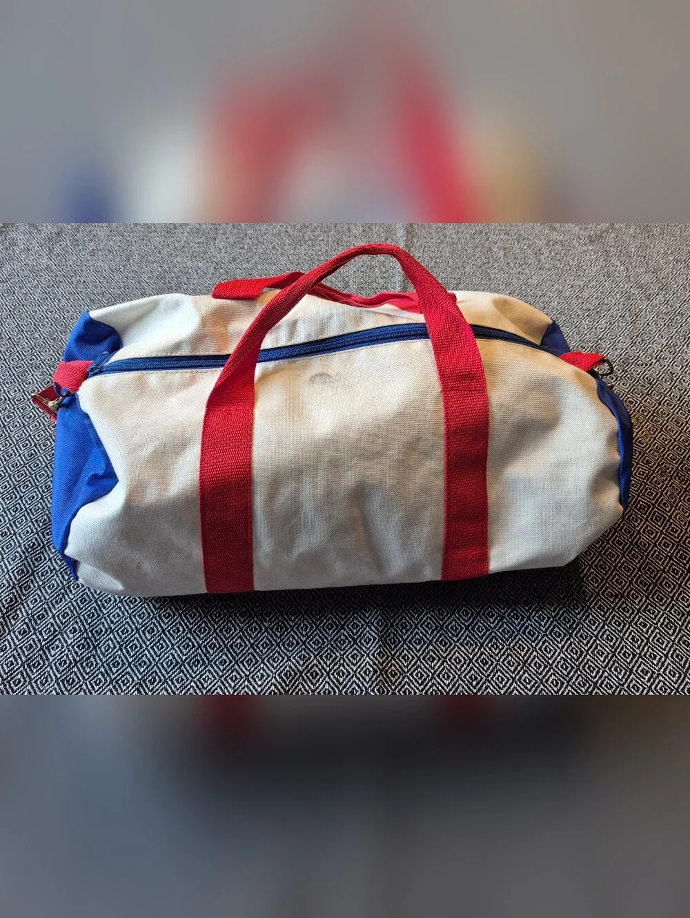 Vintage 1992 Albertville Olympics Duffel Bag